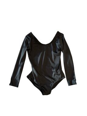Bloch Black Long Sleeve Ballet Leotard